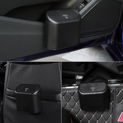 Car storage bag/box with lid, hanging door storage