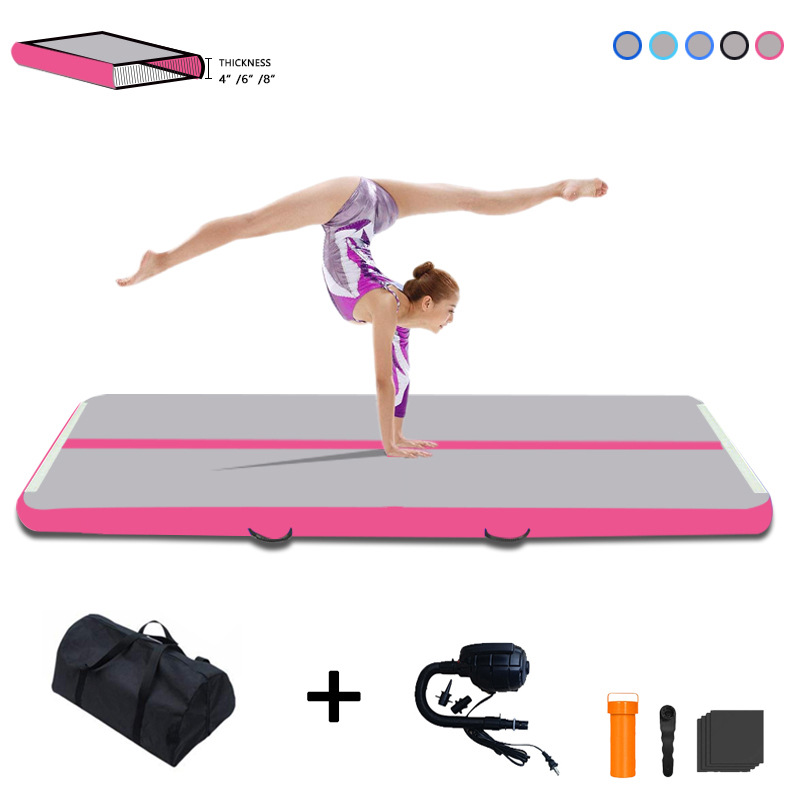 [Factory Customized] Inflatable Gymnastics Mat Dance Yoga Air Mat Taekwondo Martial Arts Flip Training Mat Non-Slip Mat