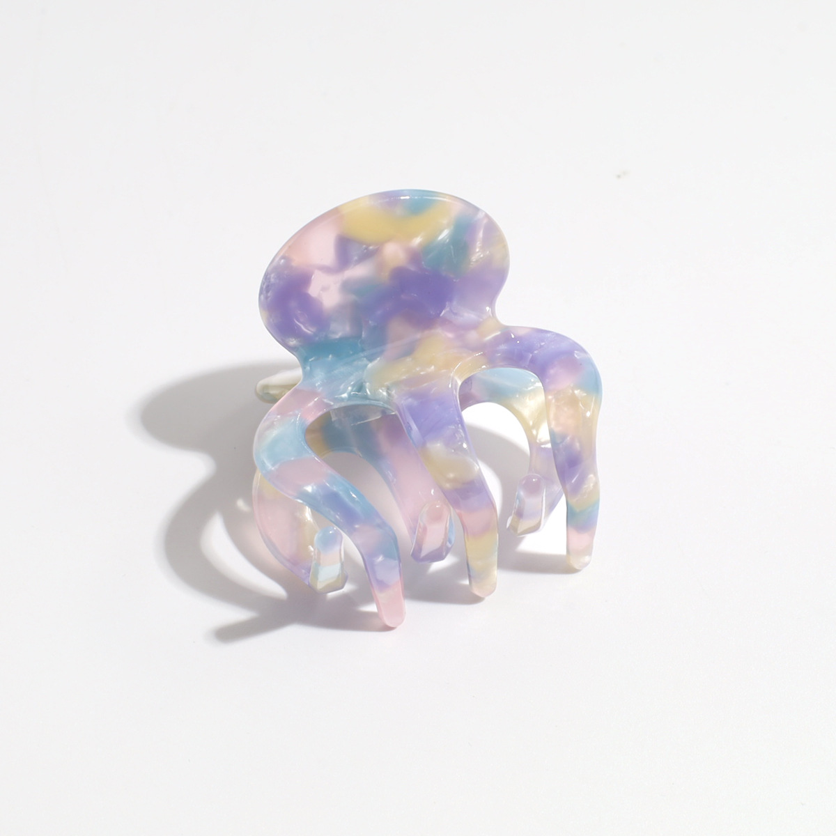 12g Weight Hair Claws Hair Accessories Type 1 Piece Quantity Indoor, Daily Occasion Plastic, Resin Material Solid Color Pattern Women's Gender Cute Style Women's Cute Solid Color Plastic Resin Hair Claws 15