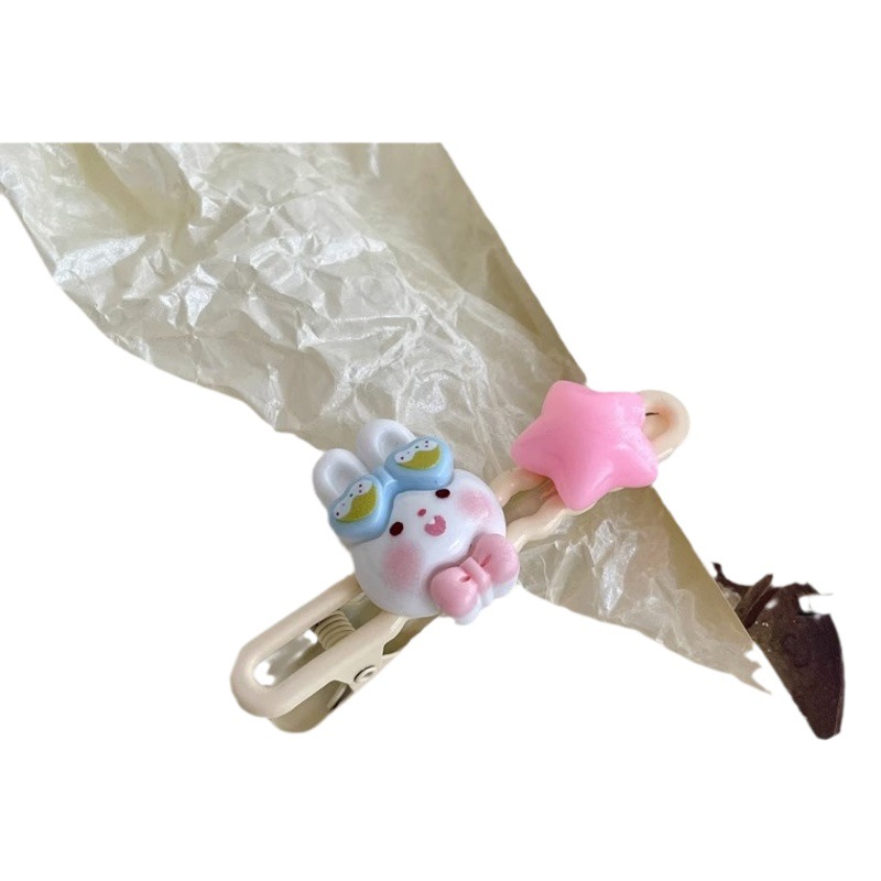 Color de dopamina lindo caramelo horquilla femenina flequillo clip bebé horquilla lateral niños clip tocado Accesorios