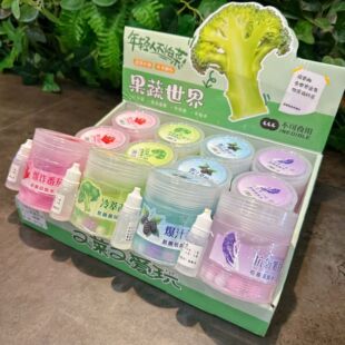 New Internet Celebrity Fake Water Artificial Prune Juice Fascia Feeling Transparent Foaming Glue Kidsren's Decompression Toy Large Barrel Hugging Milk