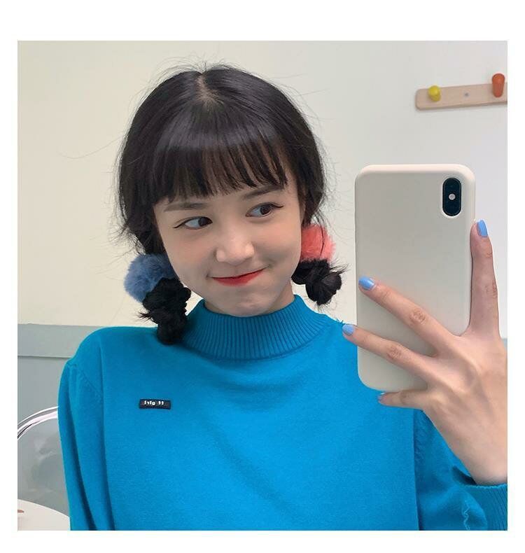 仿兔毛发圈