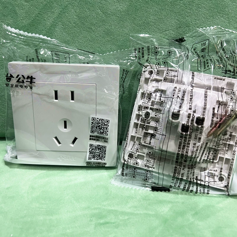 Bull switch socket Panel wholesale 86 dark installation wall air conditioner 16a four -hole usb plug G12 large board white