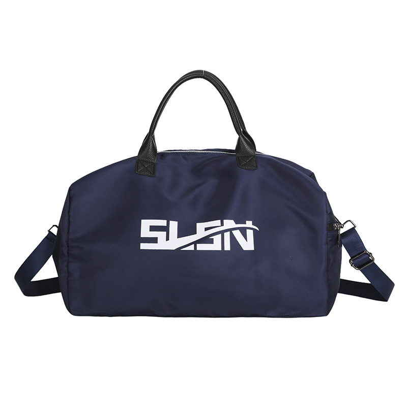 Bolso de viaje ligero de gran capacidad de nailon, bolso de deporte de ocio, bolso de hombro de viaje simple para mujer, bolso al por mayor