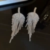 Shiny earrings, style