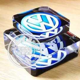 新款汽车香水座 车载香水 水晶制品 车标香水座 汽车香水