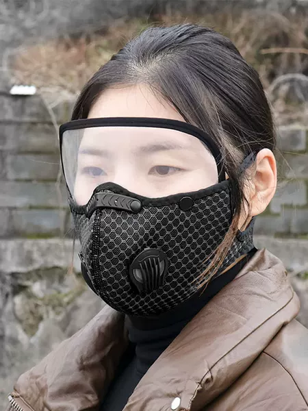 Sports Outdoor Mask, Running Electric Bicycle Mask, Dustproof, Windproof, Anti-Smog Mask with Breathing Valve