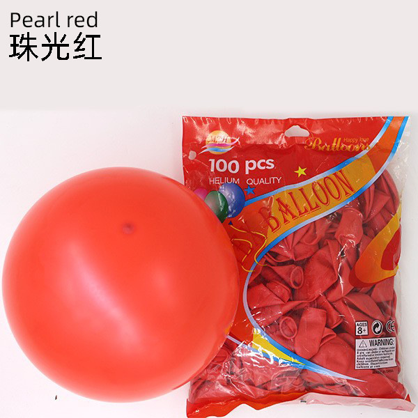 12 pulgadas Pearl Rojo