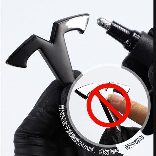 Electroplated Mirror Metal Chrome Pen, Hand-painted Lacquer Color Pen, Copper, Gold, Silver, 3mm