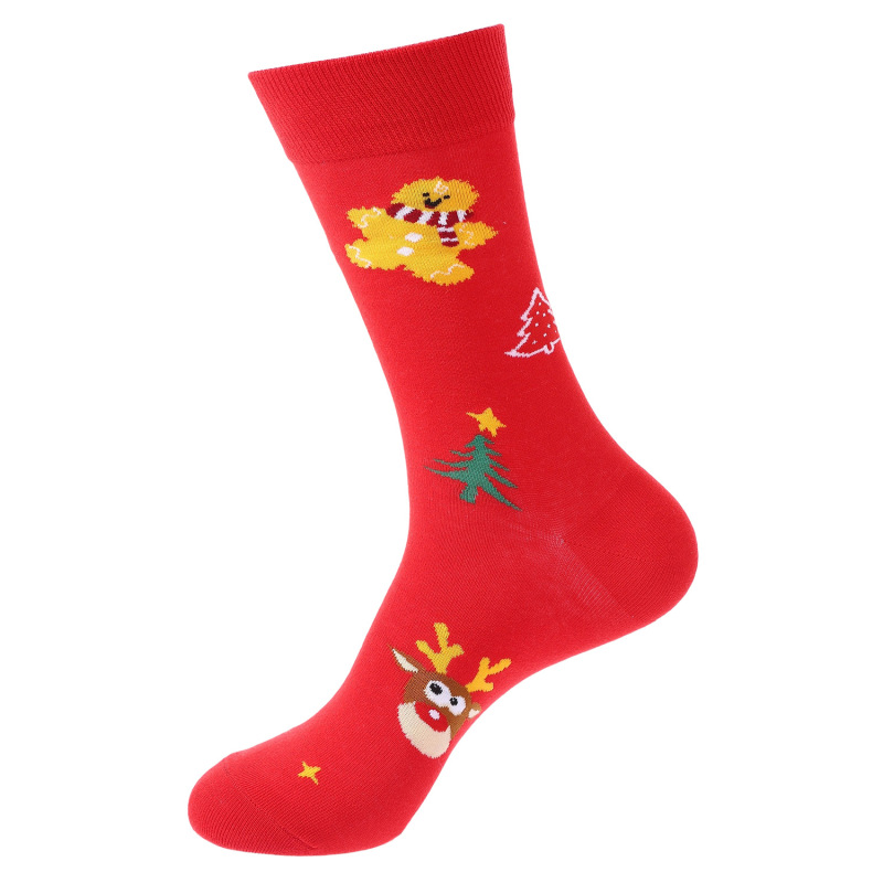 Haichin クロスボーダー クリスマス ミッドチューブ トレンド ソックス レディース ヨーロッパとアメリカのトレンド ブランド クリスマス ソックス ロングソックス メンズ イン トレンド ソックス|undefined