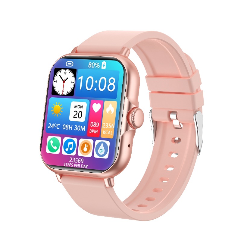 S18 reloj inteligente pulsera de tasa genuina WeChat mensaje reloj de metal MARCO DE llamada Bluetooth