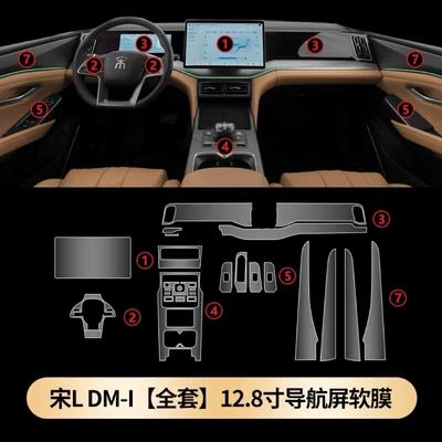 Car interior film – new car supplies - full-interior-set-128inch-navigation