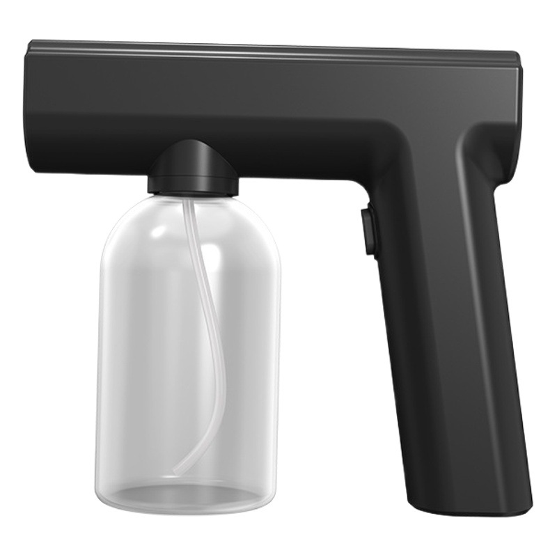 New Wireless Atomizing Disinfection Gun Rechargeable Nano Spray Electronic Household Blue Light Atomizer Sprayer