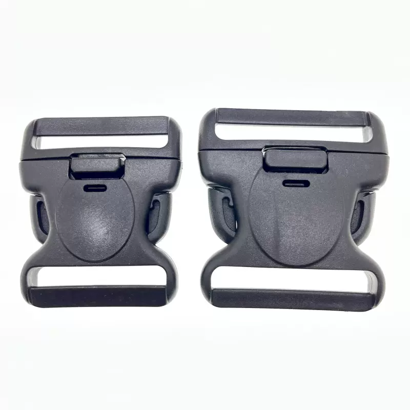 厂家直销塑料双保险插扣 50-60mm战术腰带锁扣保安军训皮带扣头