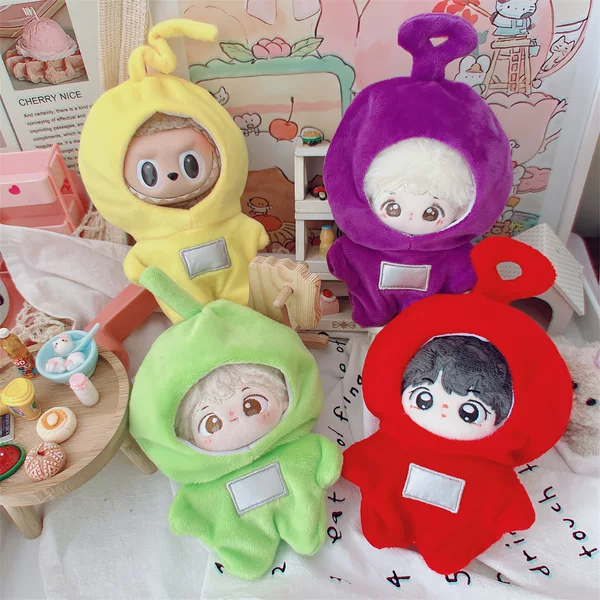 Baby Clothes 10cm 15cm Cotton Doll Clothes Line Childhood Baby Jumpsuit Hat Pull Cloth Crawling Cloth