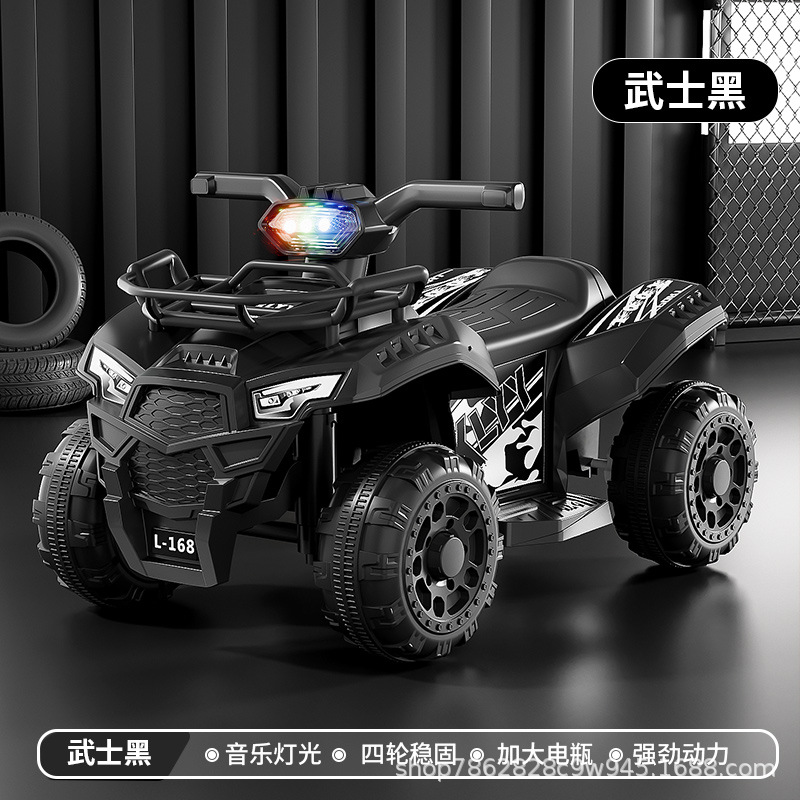 Motocicleta eléctrica para niños, vehículo de cuatro ruedas, coche de juguete para bebés para hombres y mujeres, se puede montar en la fábrica de cochecitos de carga de tamaño grande al por mayor
