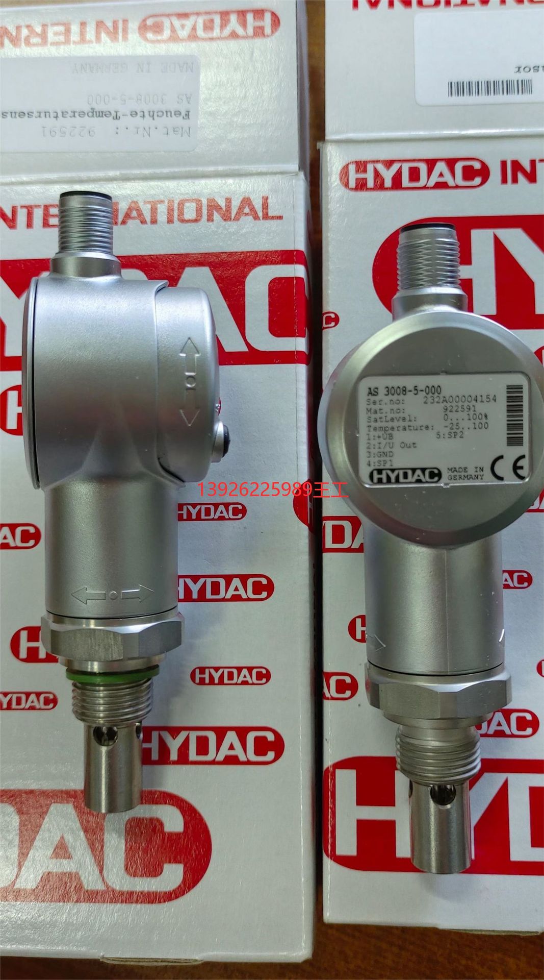 HYDAC贺德克压力传感器EDS3446-3-0250-000