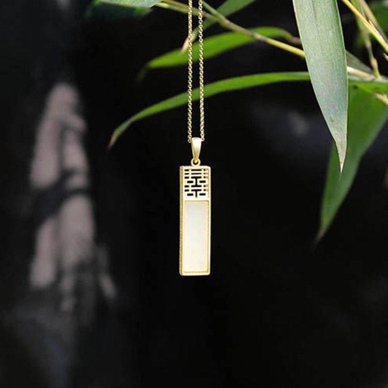 Sophisticated retro trend fashionable copper pendant