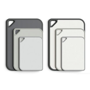Cross-border multi-functional double-sided cutting board plastic cutting board home cutting board kitchen fruit cutting board mini chopping board wholesale
