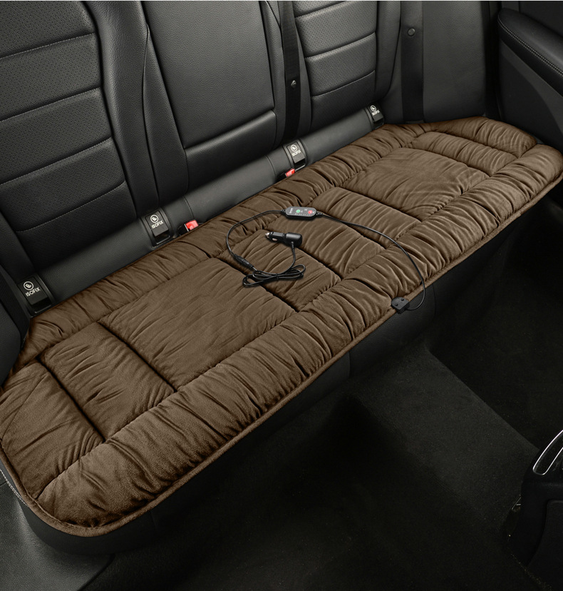New Car Seat Cushion Seat Cover Graphene Winter Short Plush Heated 12V Universal Seat Cushion Wholesale