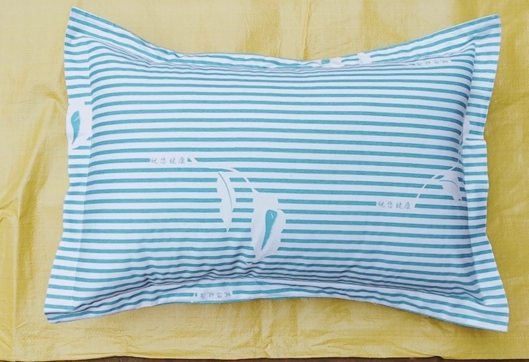 녹색 줄무늬 건강한 패턴 베갯잇살