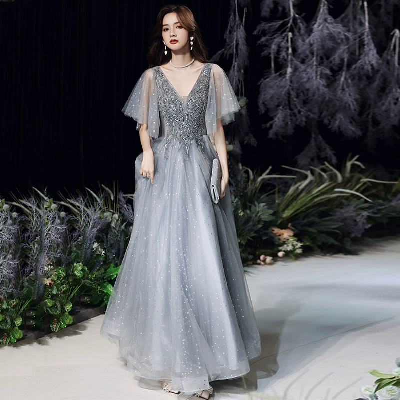 Elite evening dress, high-end, french style