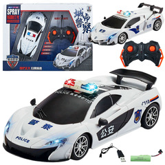 1:22四チャンネル充電リモコンパトカー819男子は車の模型を走っている子供のおもちゃを模擬した