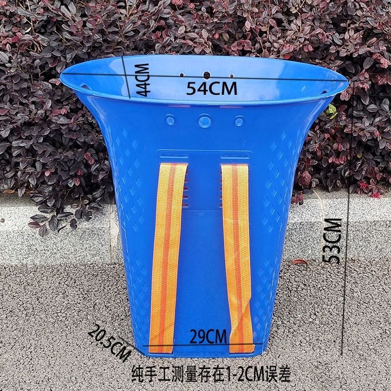 加厚加大塑料背篓赶集农用采摘背篼成人买菜篮子仿编织钓鱼收纳|undefined