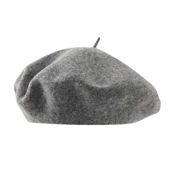 Quality solid color woolen winter universal beret