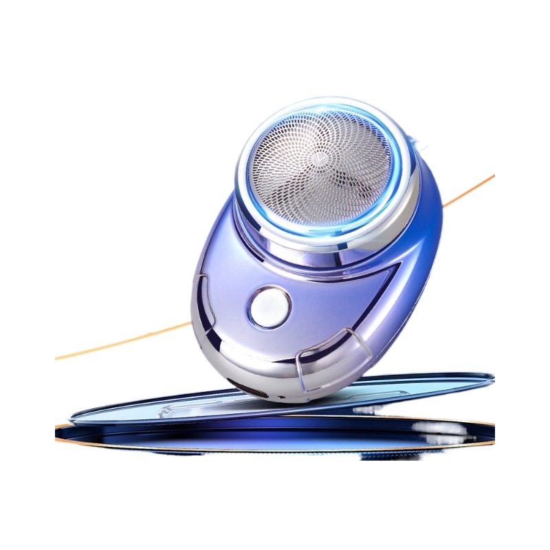 Sanqiao marca nueva máquina de afeitar eléctrica pequeña portátil de los hombres de afeitar USB recargable mini TikTok transfronteriza
