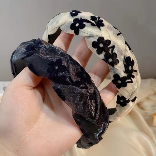 New Water Diamond Braid Headband with Organza Plait Hair Clip, 3D High Crown Top High-End Lightweight Luxury Diamond Accents Hair Accessory