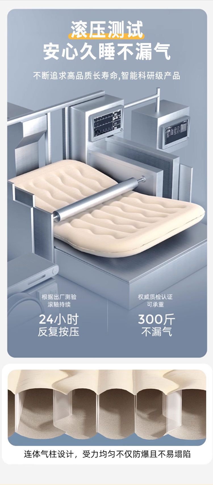 Aramaki Car Rear Seat Sleeping Mat, Car Inflatable Mattress, Seat Sleeping Pad, Folding Bed, Car Bed, One-Touch Inflation