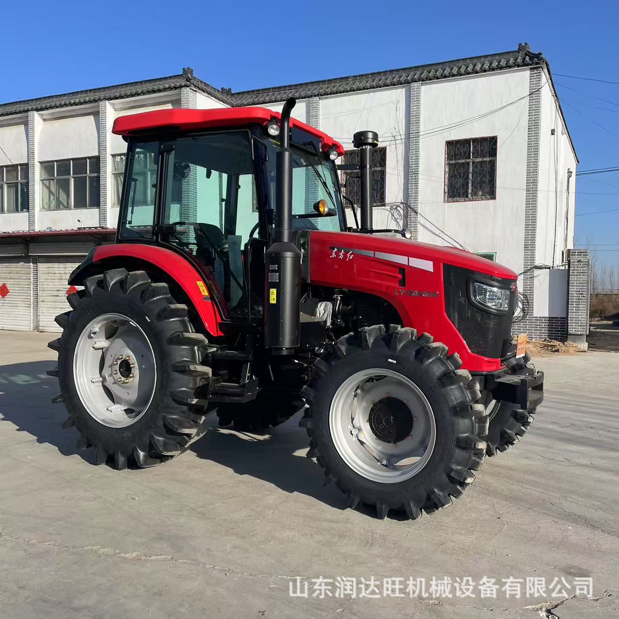 大马力东方红LY120拖拉机 全新国四四轮四驱除草灭茬旋耕犁地机