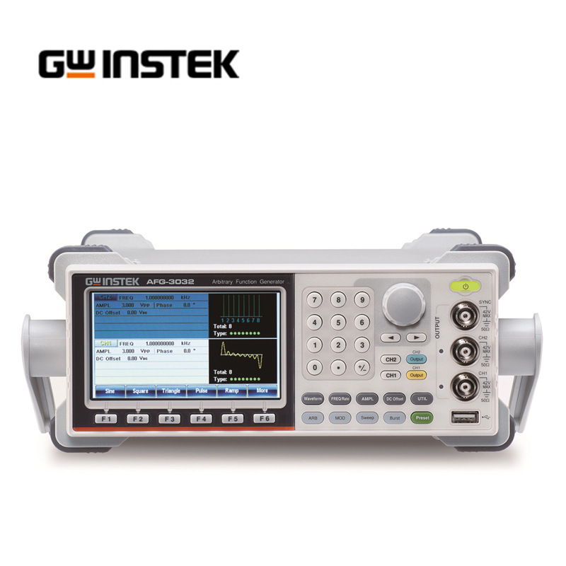 固纬GWINSTEK 30MHz双通道任意波形信号发生器AFG-3032