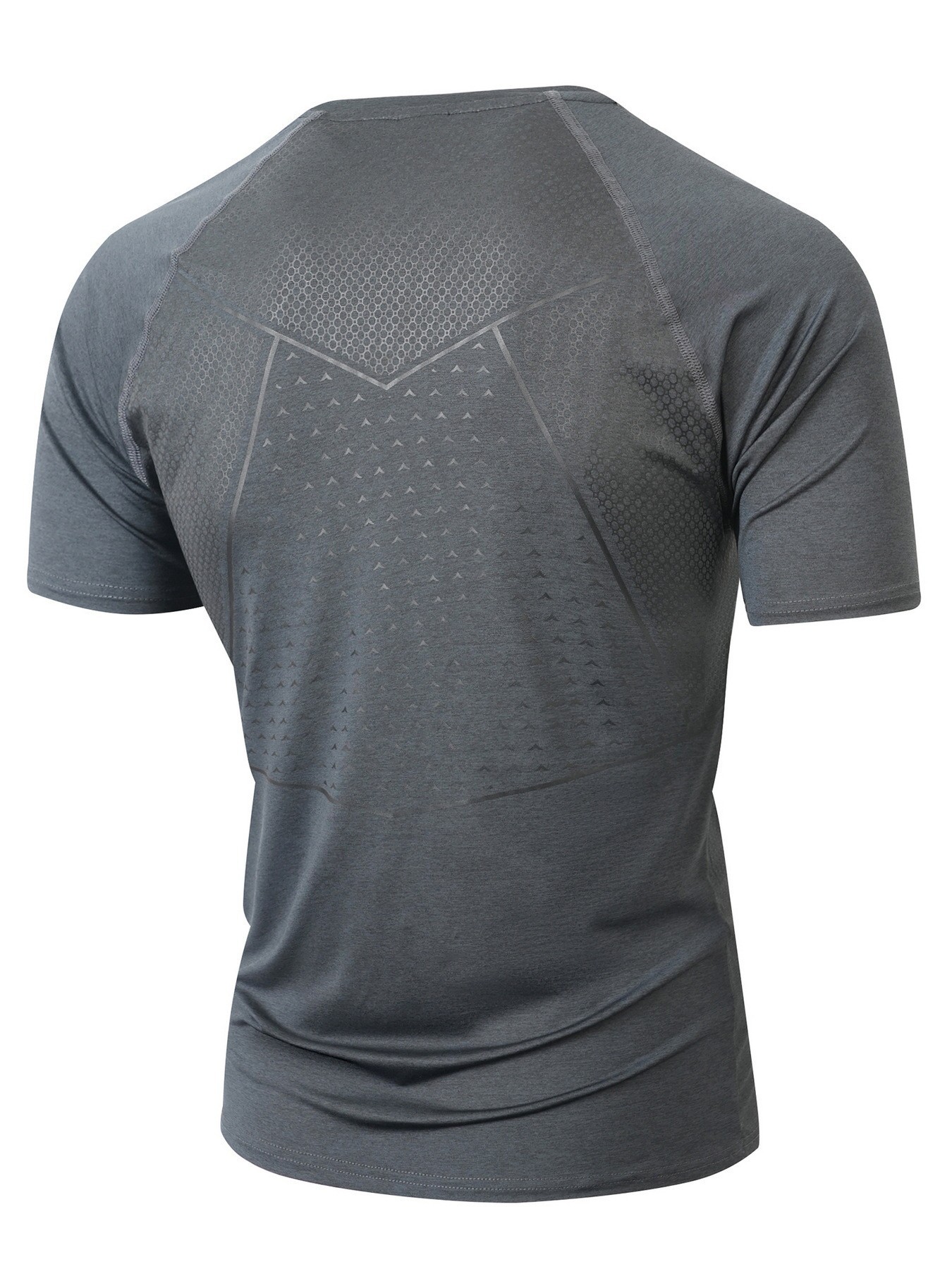 Men's Clothing Men's Fitness Sports T-Shirt Style Tight Fit Casual Short Sleeve Training Clothes For Formal & Casual_viptrois.com