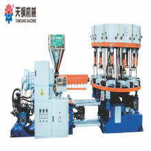 半自动单色鞋用PVC塑料注射成型鞋机16工位