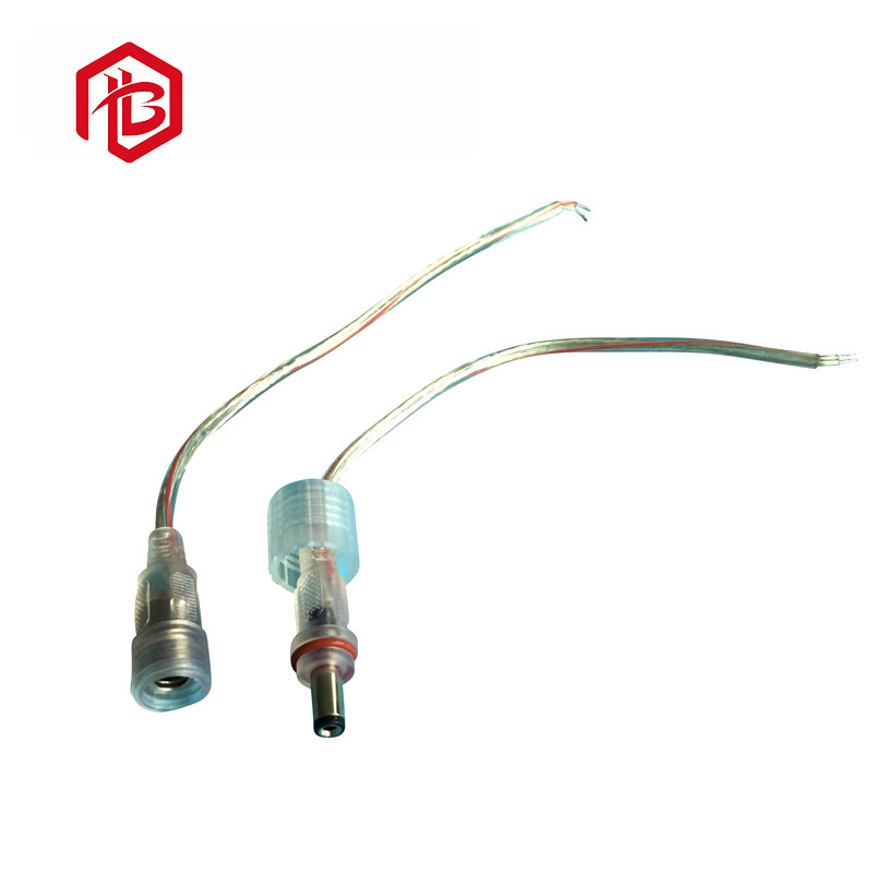 5521公母插头LED灯太阳能智能水表工矿灯纯铜连接对接USB公母头防