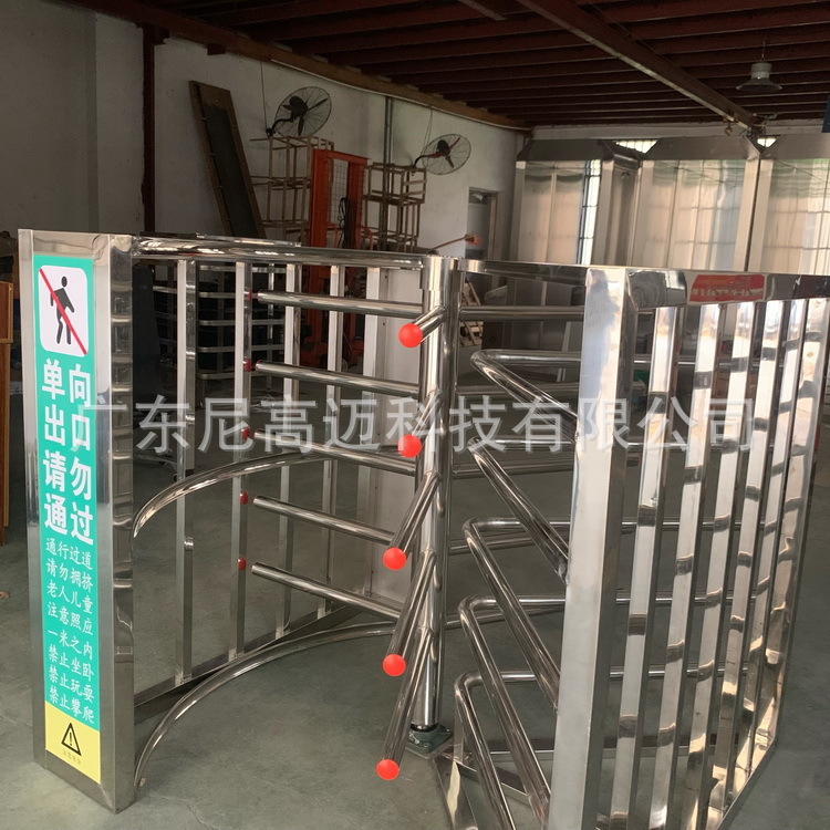 宁德车站出行挡道闸口机 不锈钢手动旋转门厂家 景区超市半高转闸