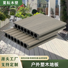 工厂批发塑木地板户外庭院园林工程可防腐木栈道wpc共挤塑木地板