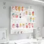 墙上收纳打孔手办置物架