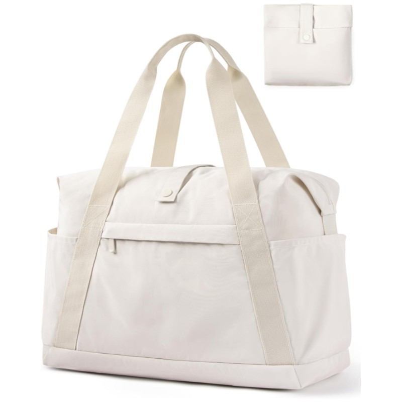 Amazon nuevo 23 litros plegable gran capacidad de fin de semana adecuado para mujeres bolsa de ejercicio bolsa de viaje bolsa de noche