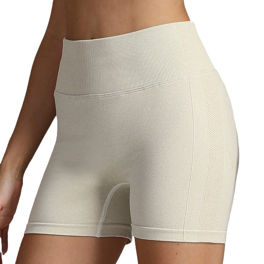 Pantalones cortos de yoga de cintura alta para mujer, pantalones cortos deportivos ajustados para correr, pantalones deportivos de secado rápido, pantalones deportivos para fitness, verano