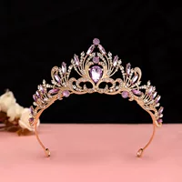 Головные уборы с короной для девочек Детская Корона День рождения принцессы в Корейском стиле, аксессуары для маленьких девочек