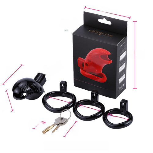 Male resin chastity lock alternative kinky hidden lock design JJ birdcage chastity device training CB6000 penis restraint