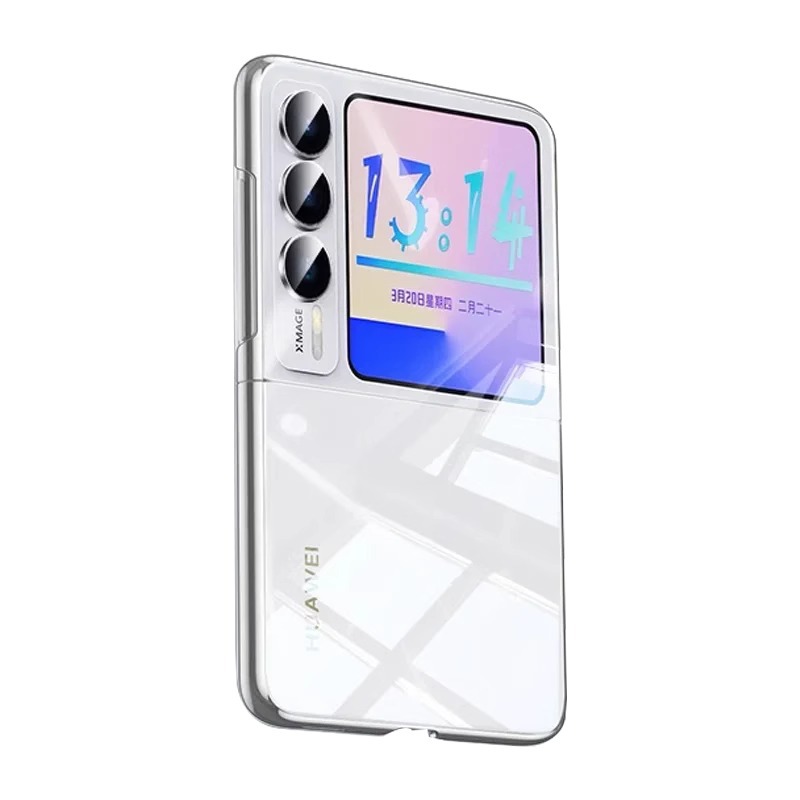 Huawei Pocket2 투명 휴대 전화 케이스에 적합 purax 새로운 접이식 스크린 PC 크리스탈 보호 커버 성격 단순성