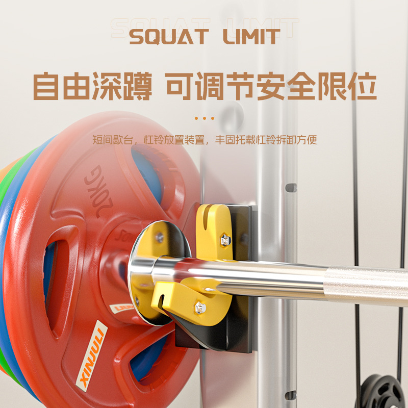 pórtico multifuncional hogar equipo de ejercicios integrado profesional empuje horizontal sentadilla atraer cuerpo de pájaro todo en uno marco de elevación de peso