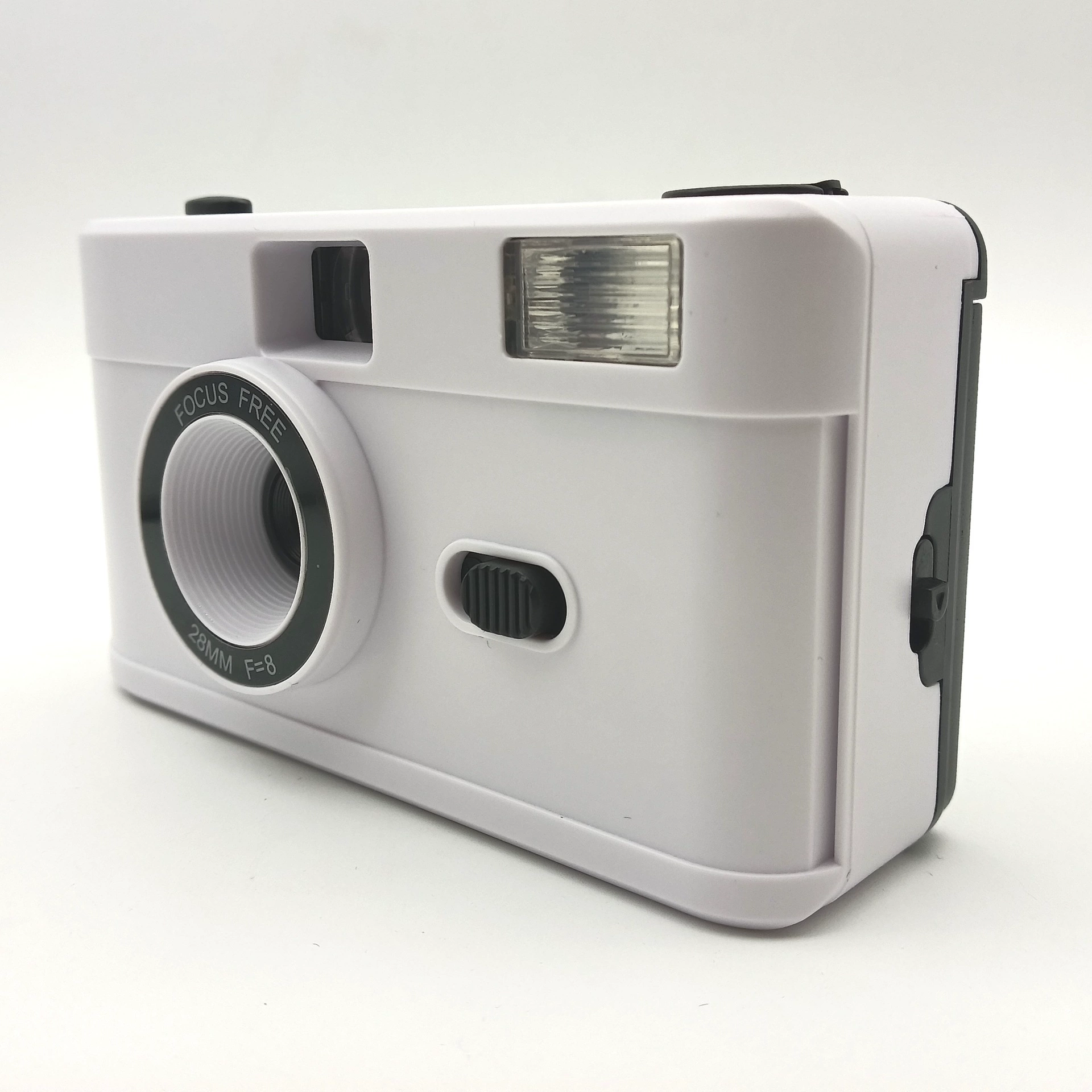 White cute retro cartoon camera for students, Birthday gift
