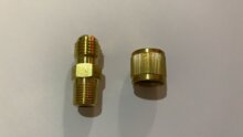 铜配件制冷配件铜钠子铜接头转换接头加液阀气门芯帽MM1418NPT