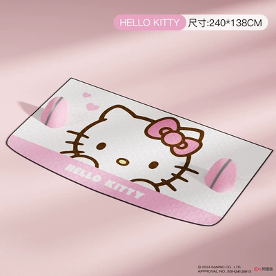 Winter Thickened Car Cover, Windshield – Car snow shield - hello-kitty-enlarged-and-thickened-three-window-coverage