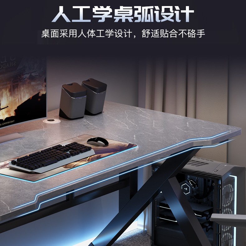 Mesa de computadora personalizada de comercio exterior escritorio hogar moderno simple mesa de deportes electrónicos dormitorio simple mesa de escritorio mesa de trabajo